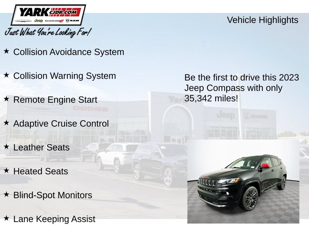 Certified 2023 Jeep Compass Limited AWD/4WD image 13