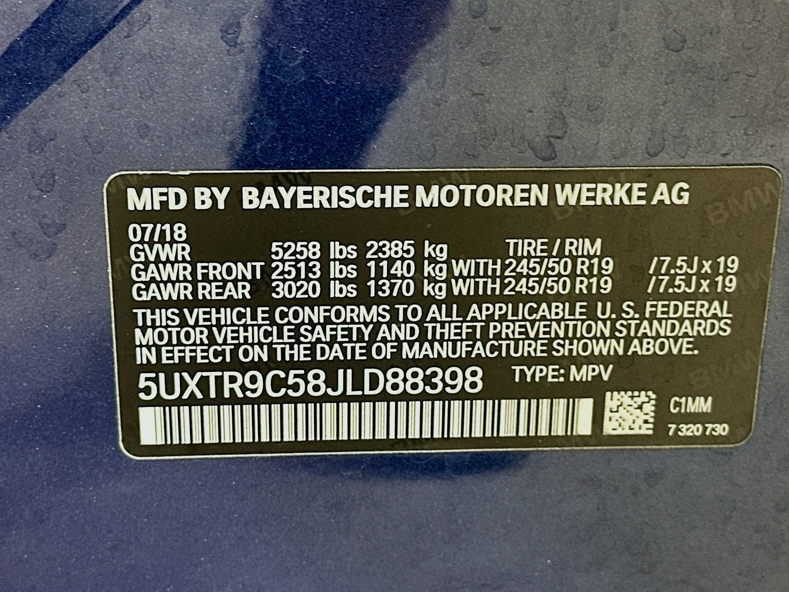 Used 2018 BMW X3 xDrive30i w/ Premium Package AWD/4WD image 49