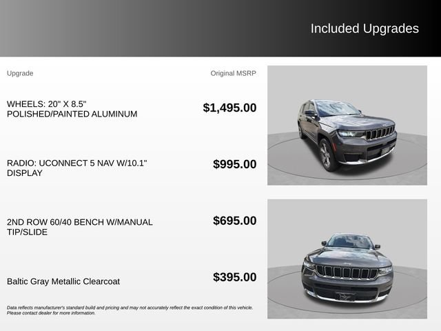 Used 2021 Jeep Grand Cherokee L Limited AWD/4WD image 4