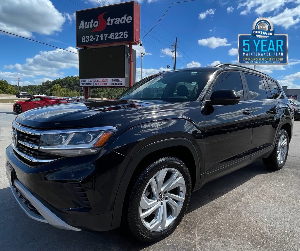 Used 2021 Volkswagen Atlas SE w/ Towing Package image 1