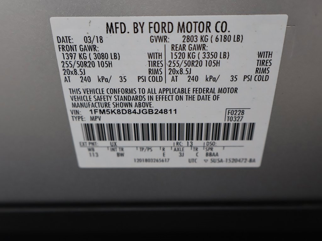 Used 2018 Ford Explorer XLT w/ Equipment Group 202A image 47