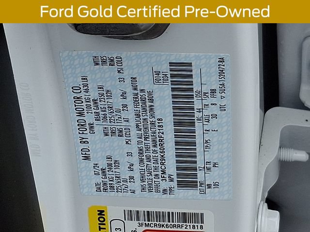 Used 2024 Ford Bronco Sport Free Wheeling w/ Convenience Package AWD/4WD image 32