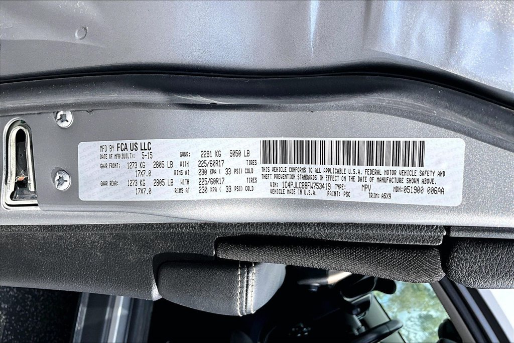 Used 2015 Jeep Cherokee Latitude FWD image 30