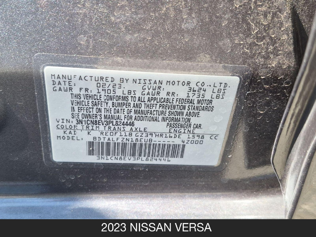 Used 2023 Nissan Versa SV w/ Electronics Package FWD image 24