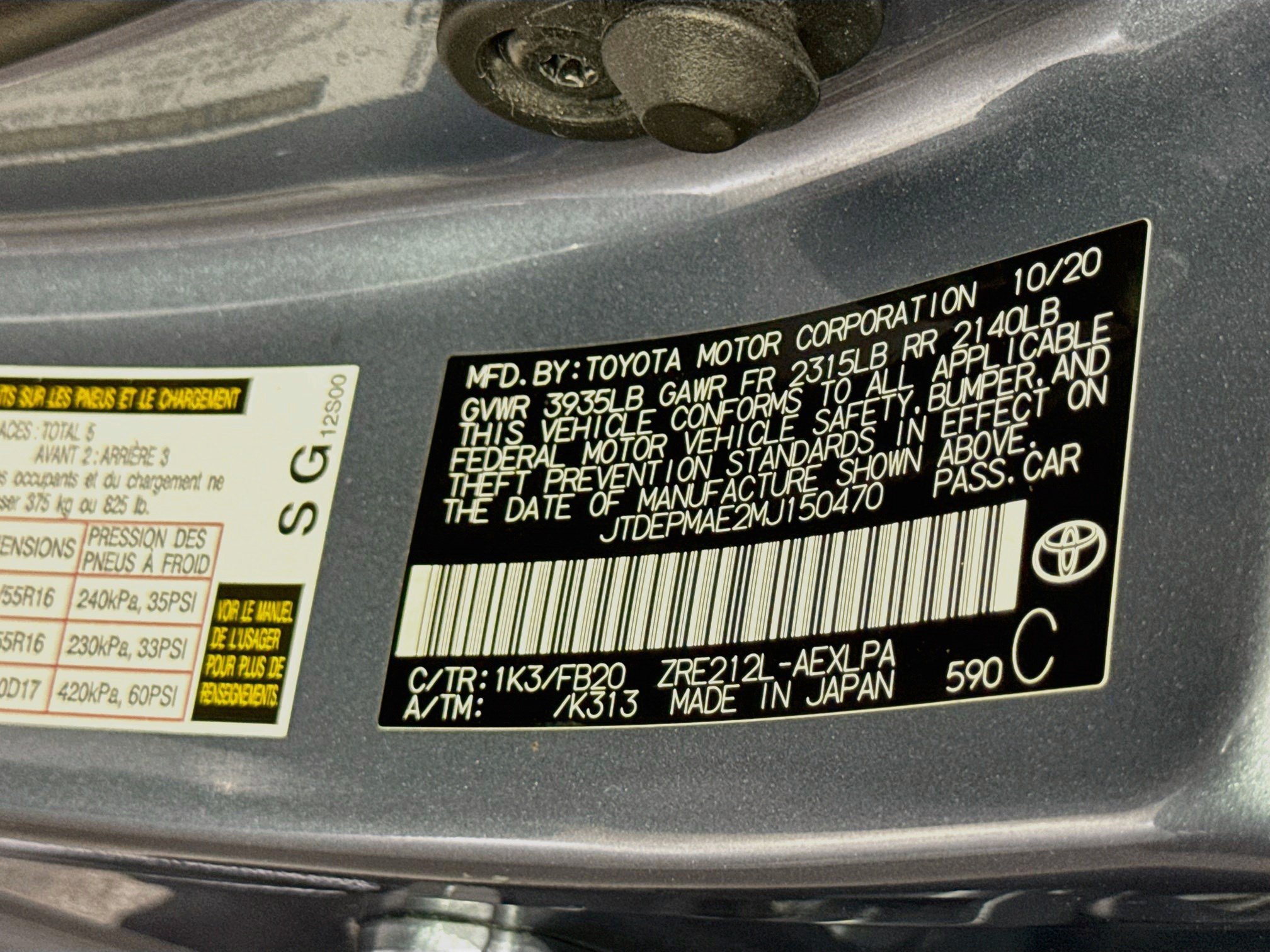 Used 2021 Toyota Corolla LE FWD image 39