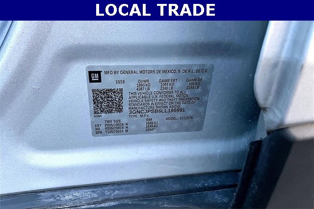 Certified 2020 Chevrolet Trax LT w/ LT Convenience Package image 17