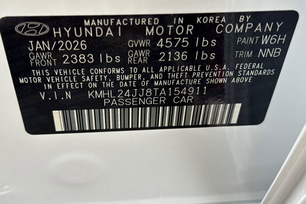 New 2026 Hyundai Sonata Blue image 23