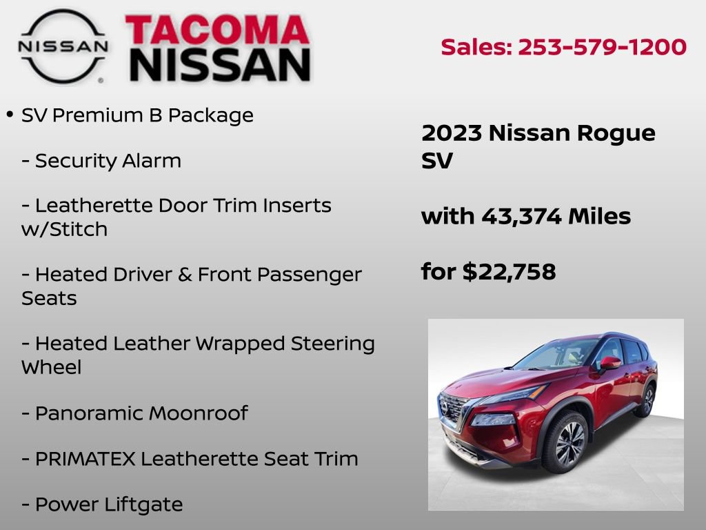Used 2023 Nissan Rogue SV w/ SV Premium B Package image 6