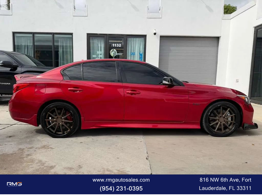 Used 2017 INFINITI Q50 Red Sport 400 image 6