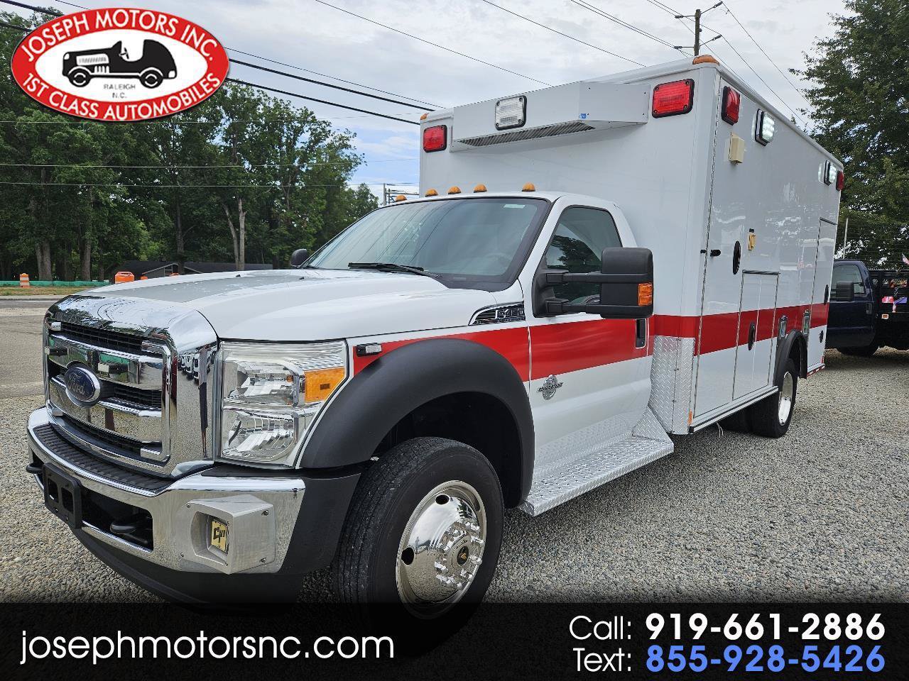 Used 2013 Ford F450 XLT w/ Ambulance Preparation Pkg RWD image 1
