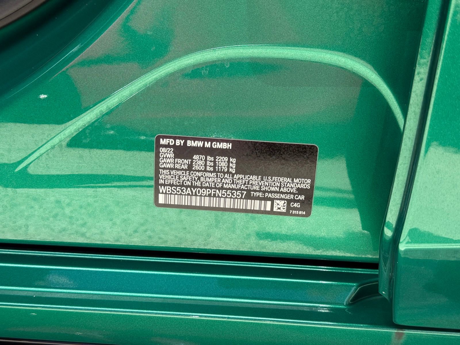 Used 2023 BMW M3 w/ Parking Assistance Package image 45