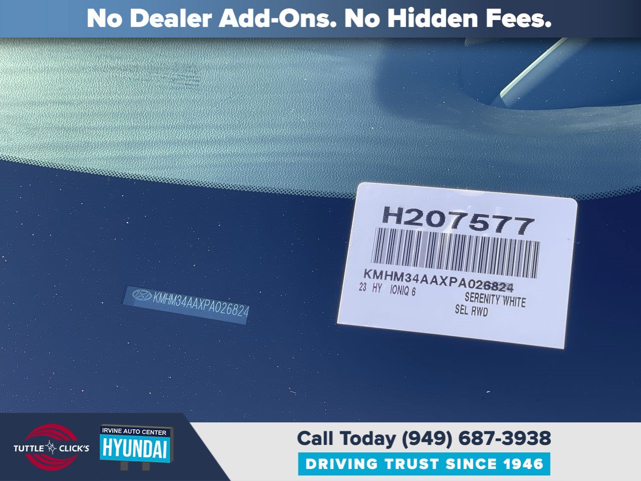 Certified 2023 Hyundai Ioniq 6 SEL RWD image 33