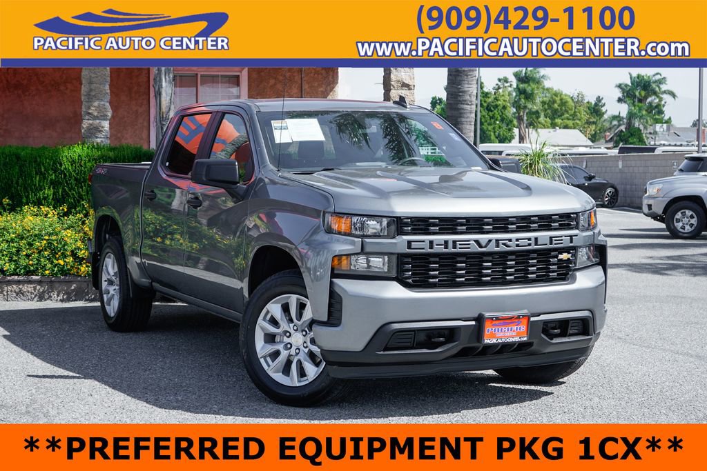 Used 2021 Chevrolet Silverado 1500 Custom image 1