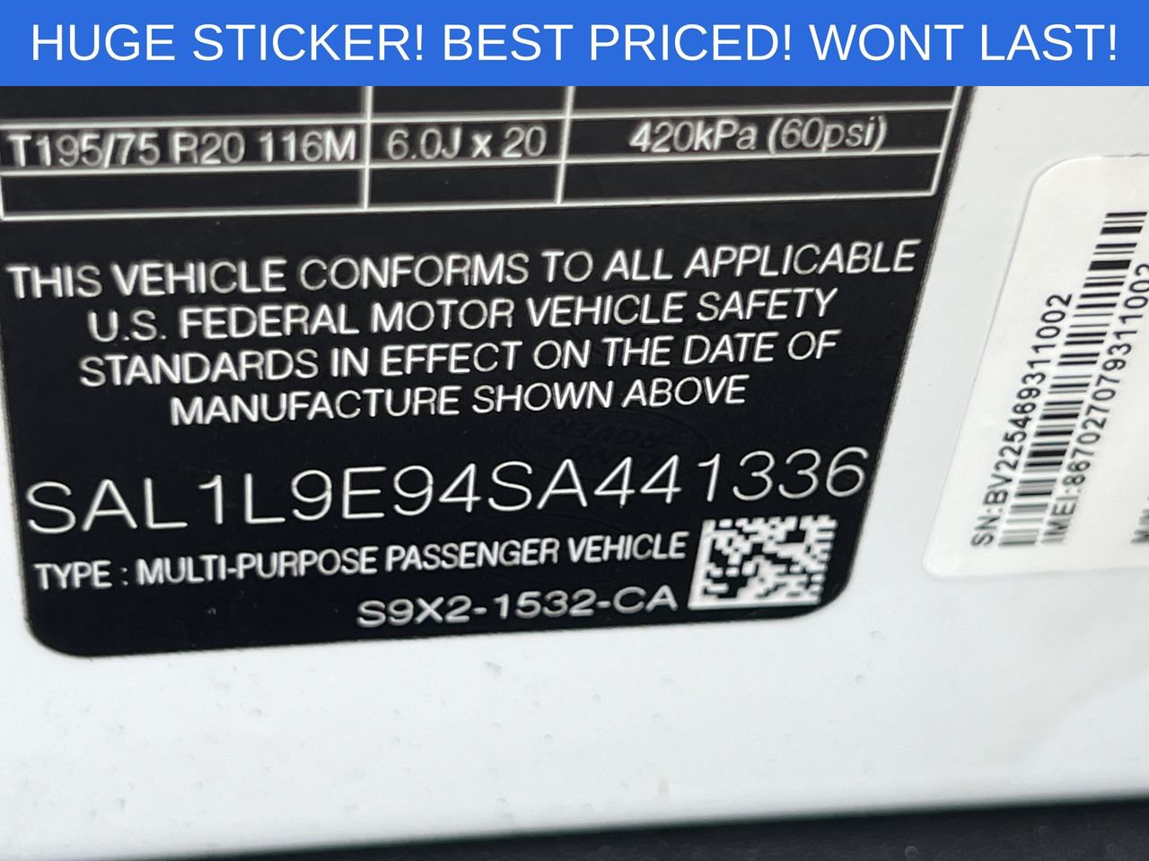 Used 2025 Land Rover Range Rover Sport Dynamic SE AWD/4WD image 30