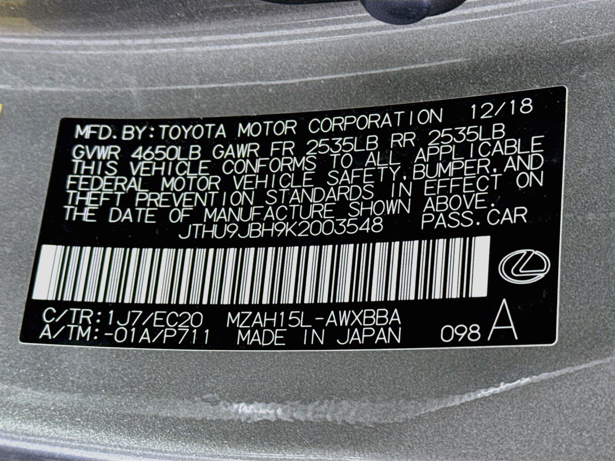 Used 2019 Lexus UX 250h w/ Premium Package AWD/4WD image 33