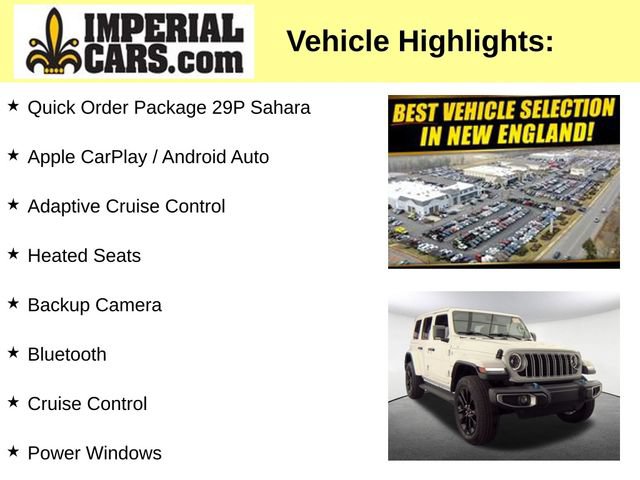 Used 2024 Jeep Wrangler Unlimited Sahara AWD/4WD image 3