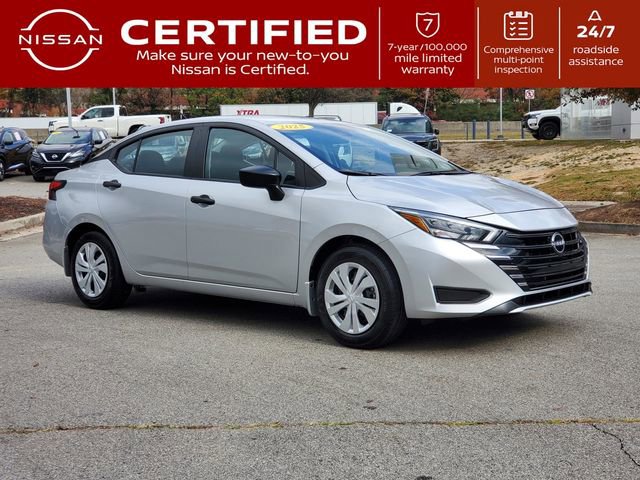 Certified 2025 Nissan Versa S w/ Trunk Package