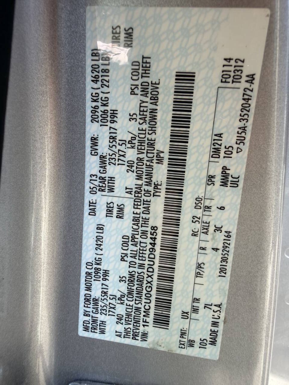 Used 2013 Ford Escape SE FWD image 25