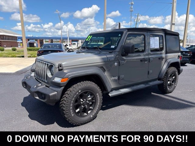 Used 2021 Jeep Wrangler Unlimited Sport AWD/4WD image 3