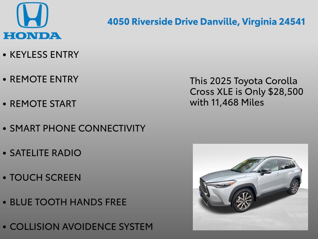 Used 2025 Toyota Corolla Cross XLE FWD image 7