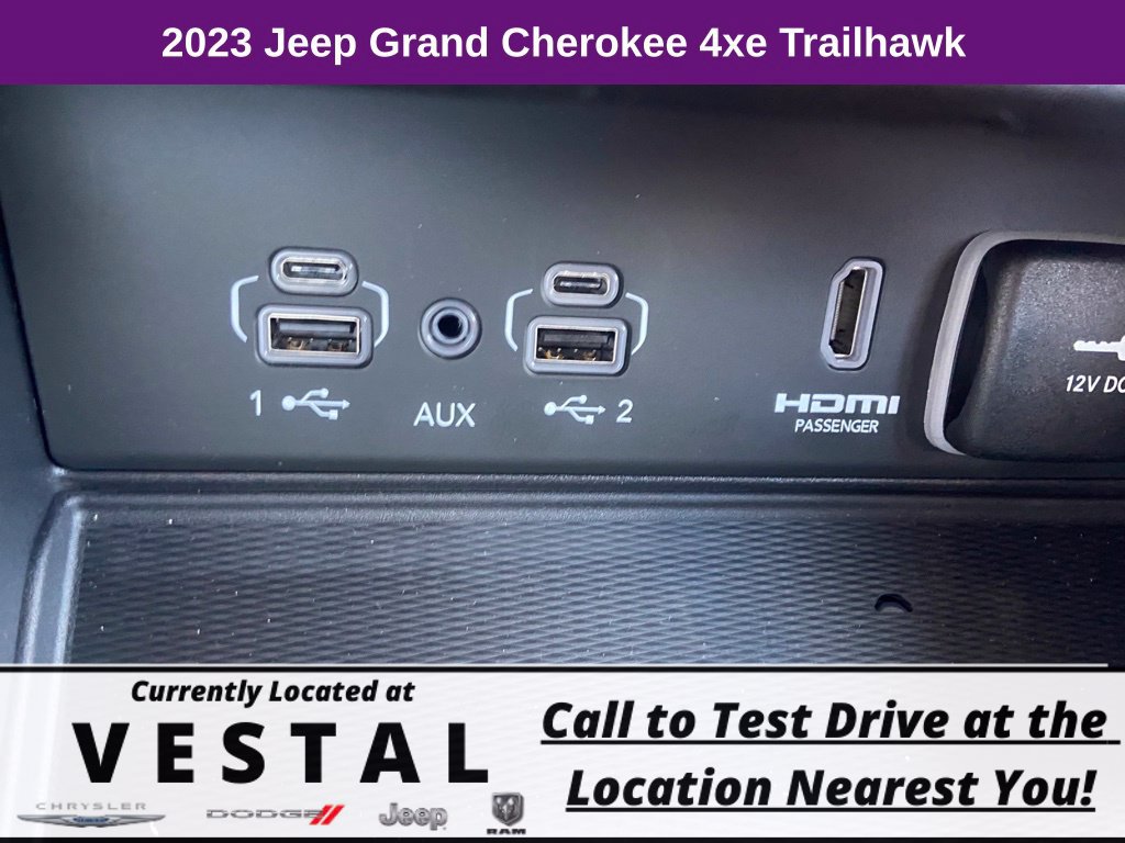 New 2023 Jeep Grand Cherokee Trailhawk w/ Advanced Protech Group II AWD/4WD image 33