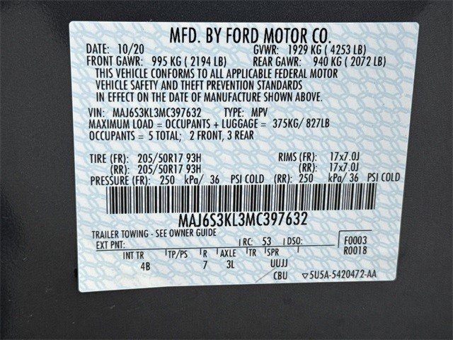 Used 2021 Ford EcoSport Titanium image 37