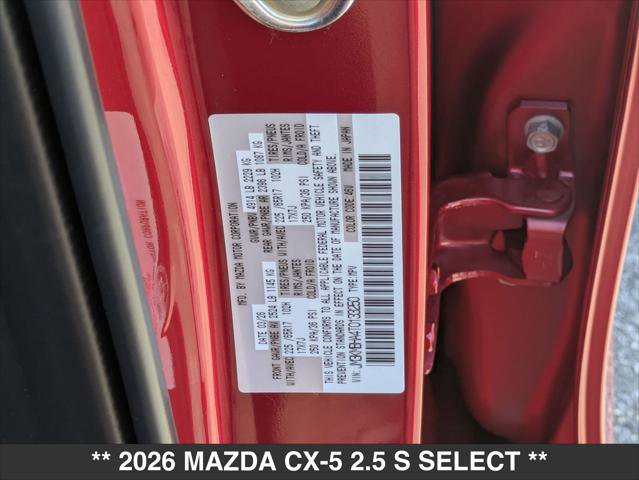New 2026 MAZDA CX-5 Select AWD/4WD image 15