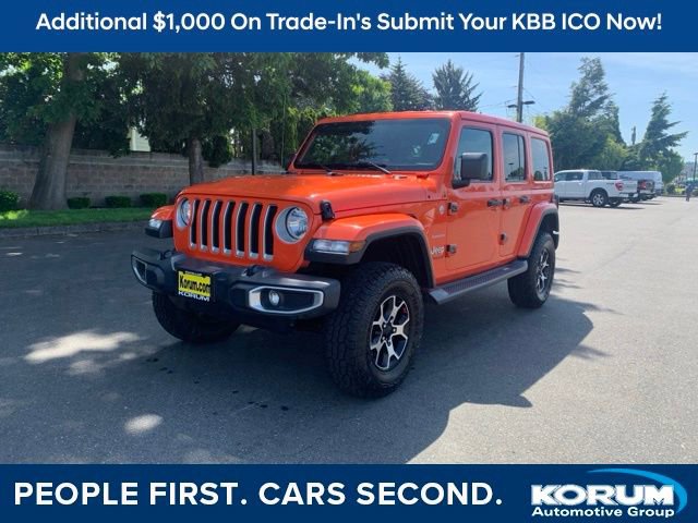 Used 2018 Jeep Wrangler Unlimited Sahara w/ Uconnect 4C Nav & Sound Group AWD/4WD 360° Tour