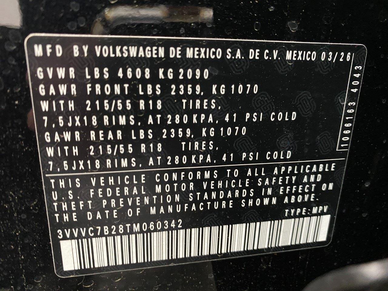 New 2026 Volkswagen Taos SE AWD/4WD image 60