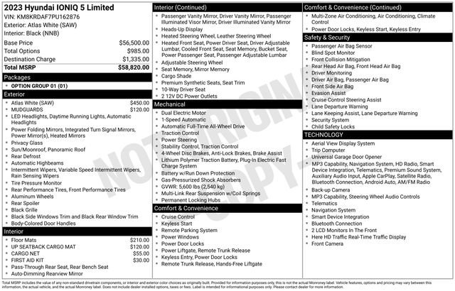 Certified 2023 Hyundai Ioniq 5 Limited AWD/4WD image 10