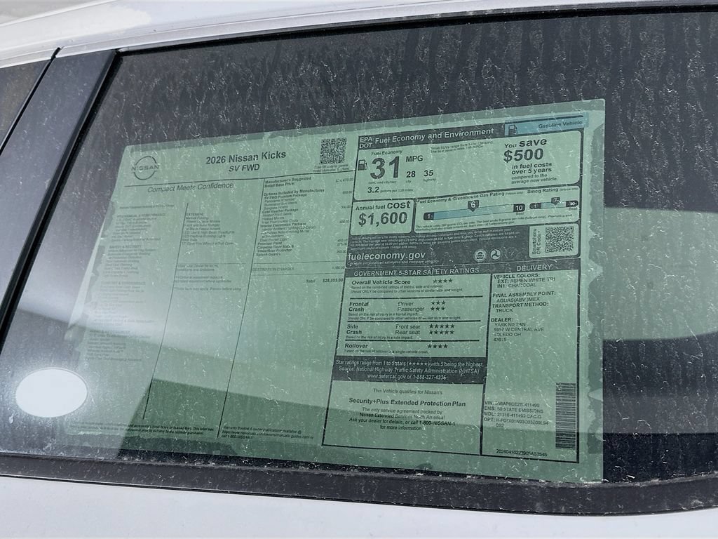 New 2026 Nissan Kicks SV w/ SV Premium Package FWD image 13