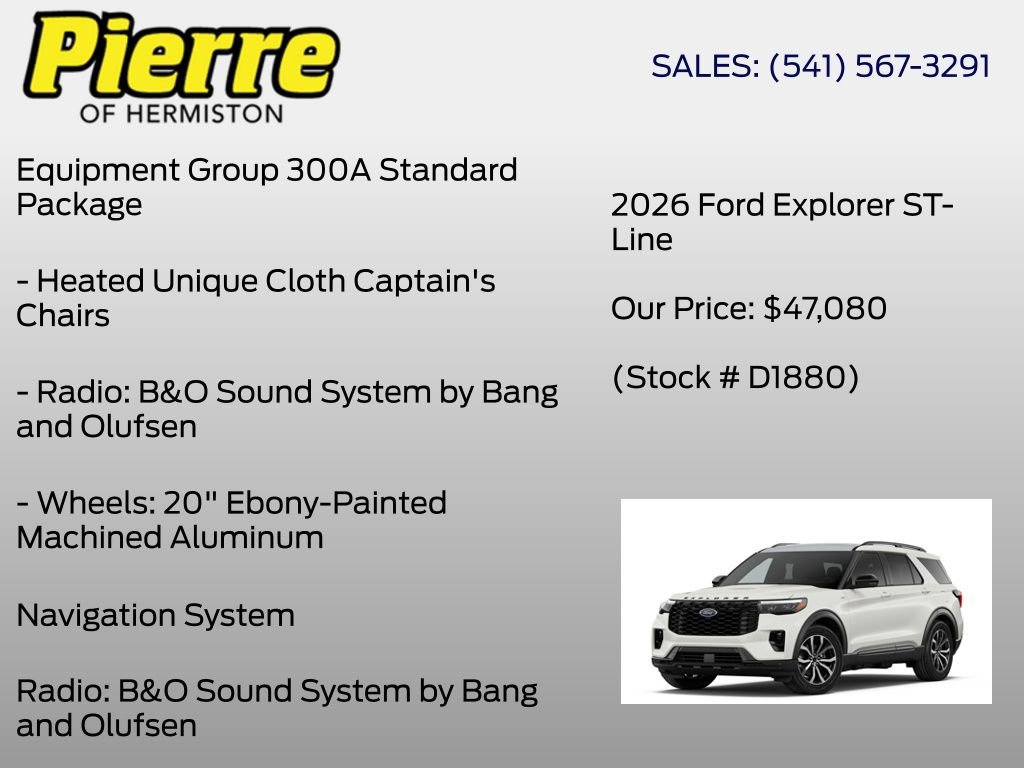 New 2026 Ford Explorer ST-Line image 6