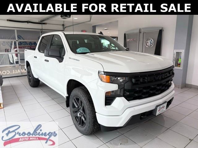 New 2025 Chevrolet Silverado 1500 Custom w/ Turbomax Blackout Package