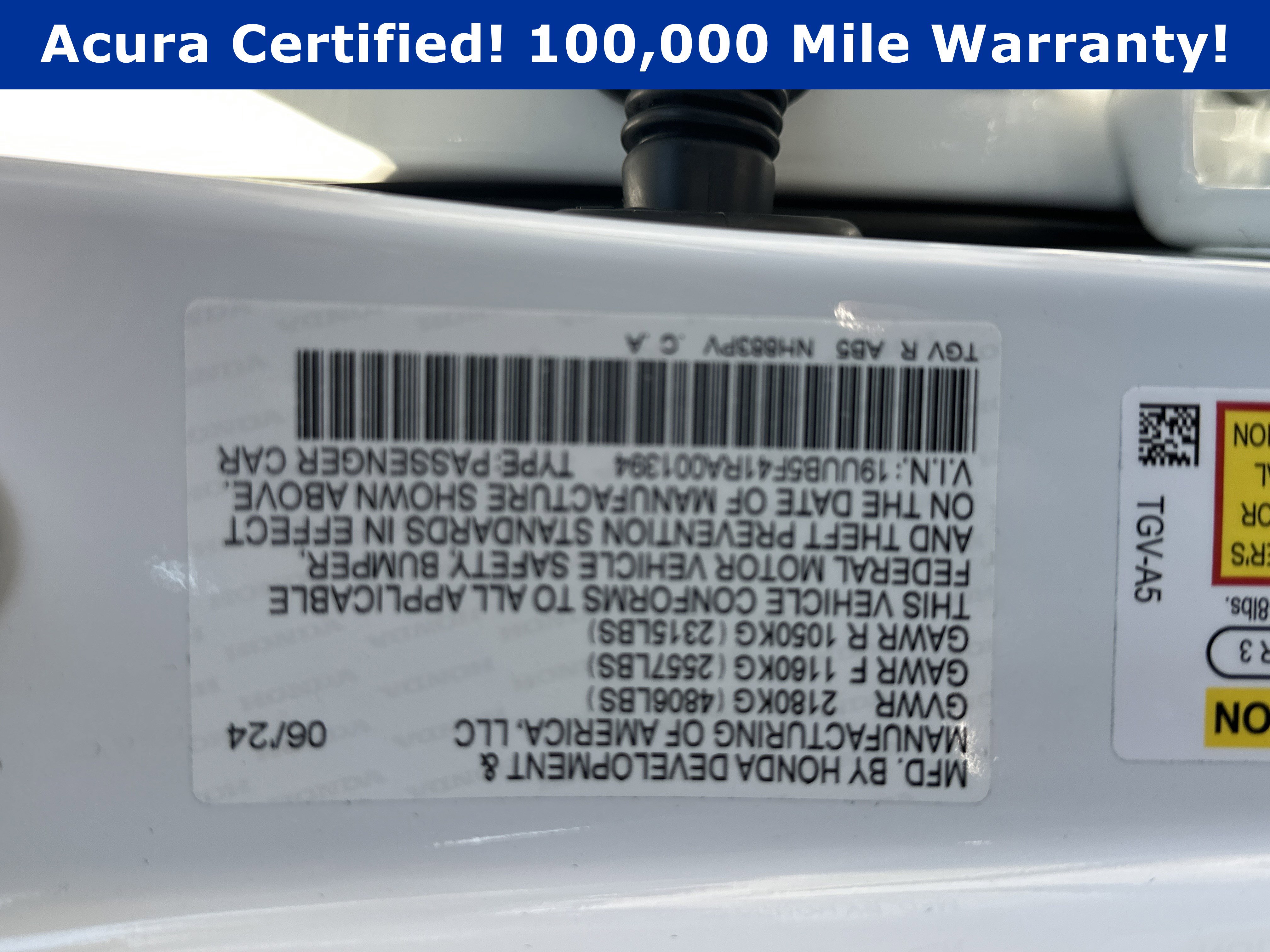 Certified 2024 Acura TLX w/ Technology Package image 39