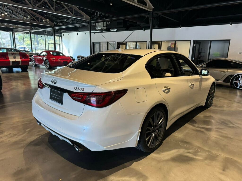 Used 2022 INFINITI Q50 Red Sport 400 image 5