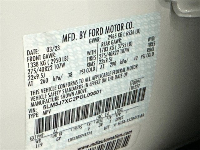 Used 2023 Lincoln Aviator Reserve w/ Jet Package image 39