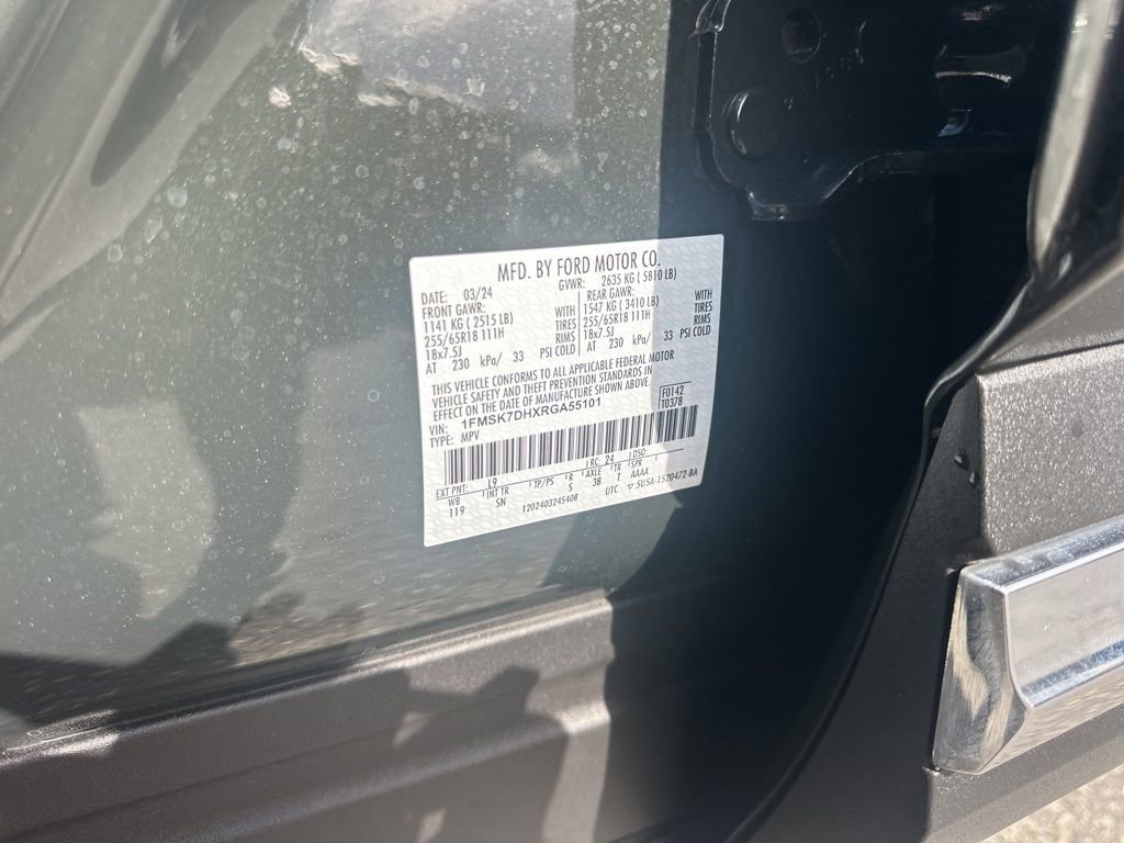 Used 2024 Ford Explorer XLT w/ Equipment Group 202A image 36