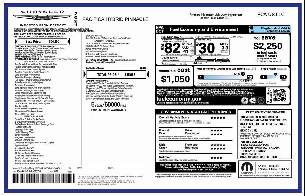 Certified 2021 Chrysler Pacifica Pinnacle video 2