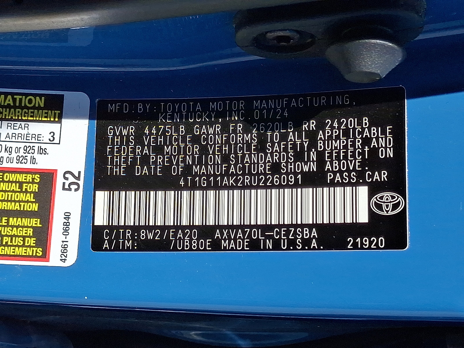 Used 2024 Toyota Camry SE FWD image 26