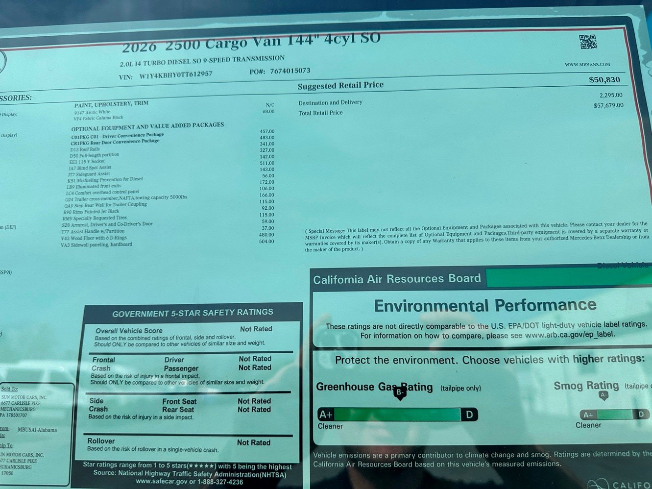 New 2026 Mercedes-Benz Sprinter 2500 image 24
