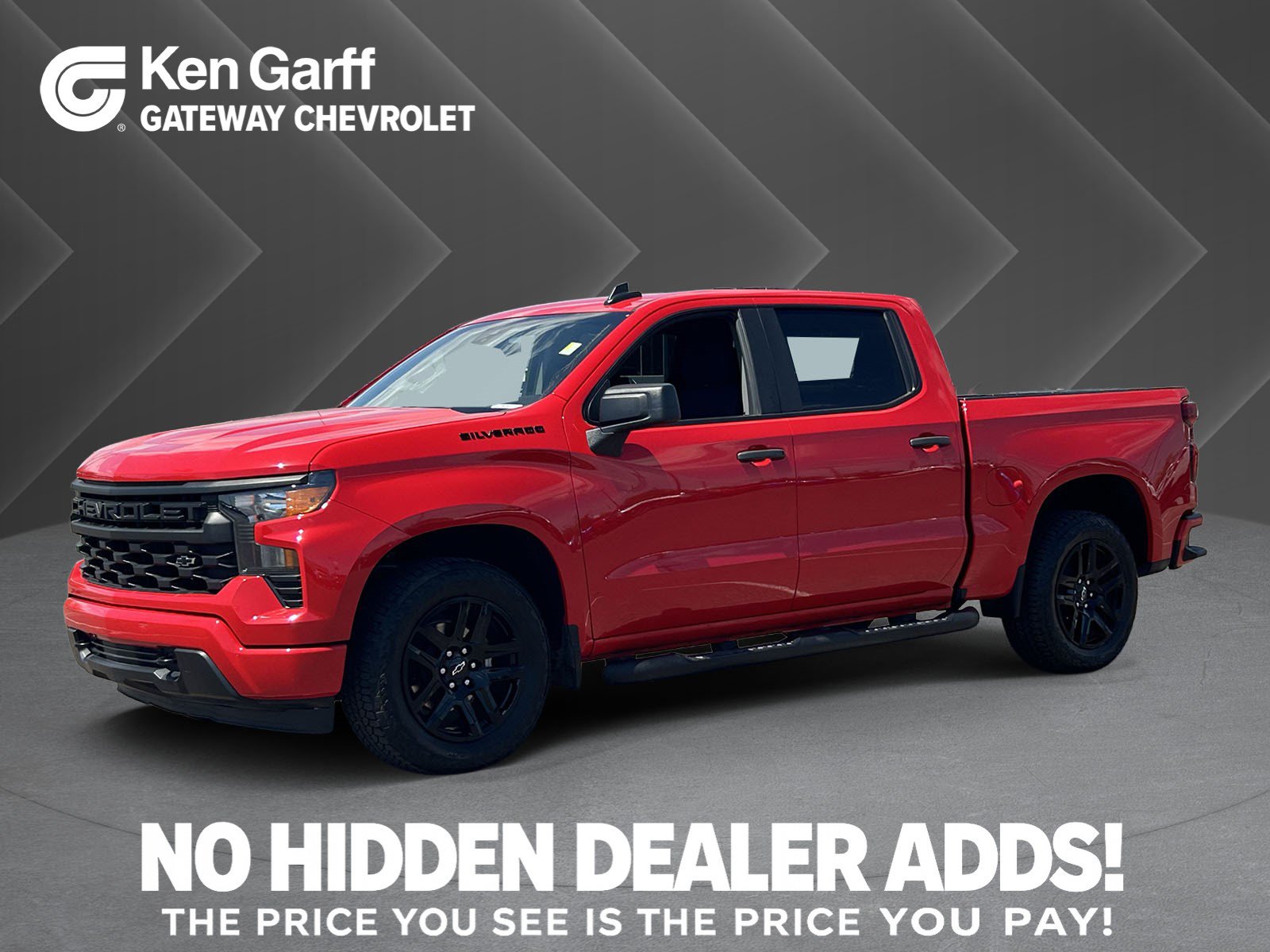 Used 2024 Chevrolet Silverado 1500 Custom w/ Turbomax Blackout Package
