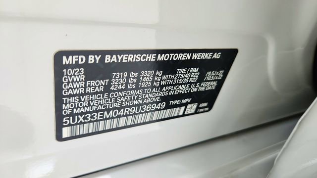 Used 2024 BMW X7 M60i w/ Executive Package image 66