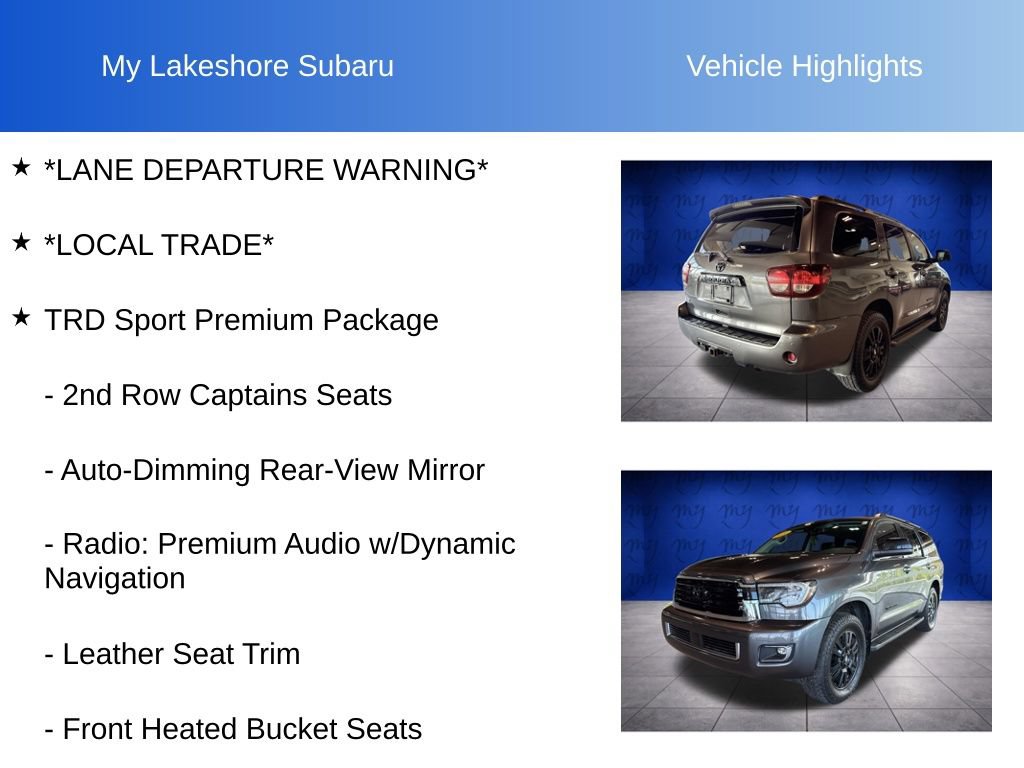 Used 2020 Toyota Sequoia TRD Sport w/ TRD Sport Premium Package AWD/4WD image 10