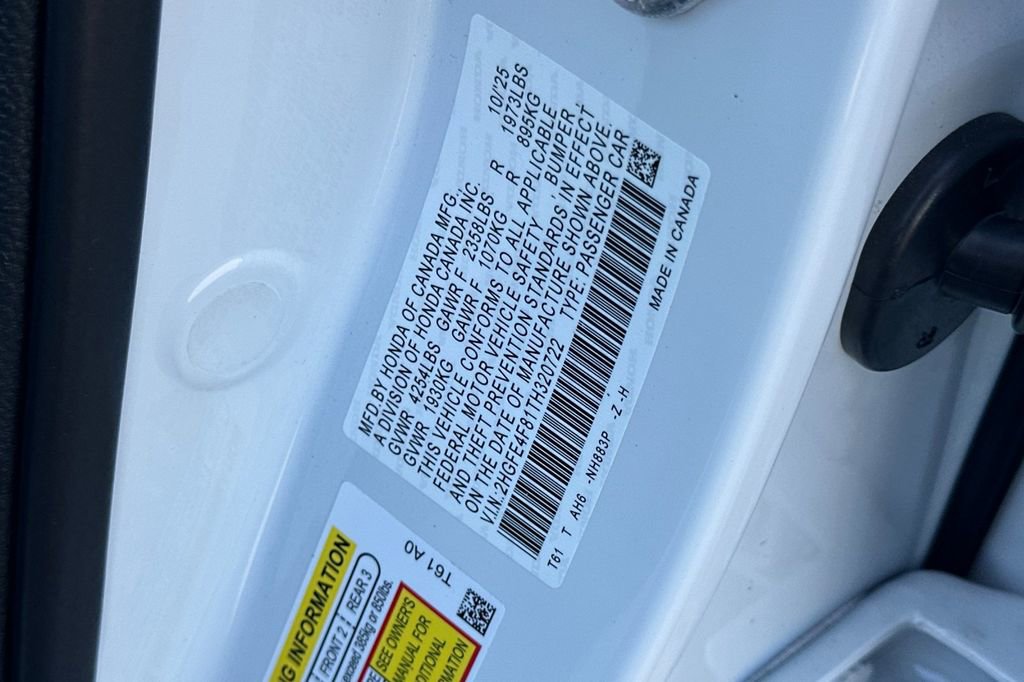 Certified 2026 Honda Civic Sport image 32