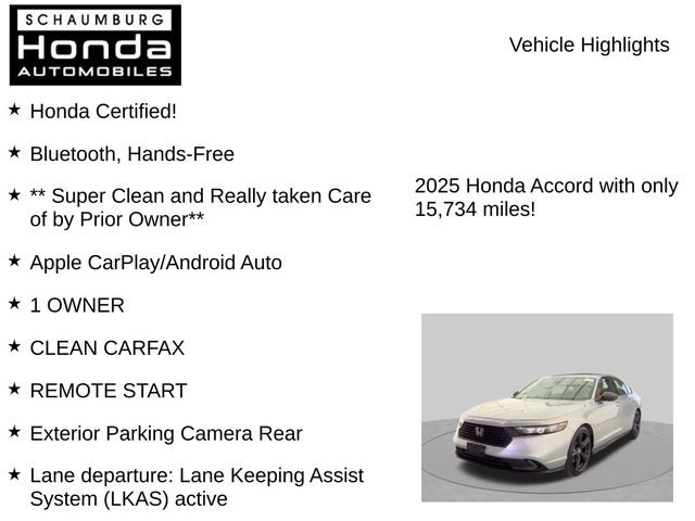 Certified 2025 Honda Accord Sport image 10