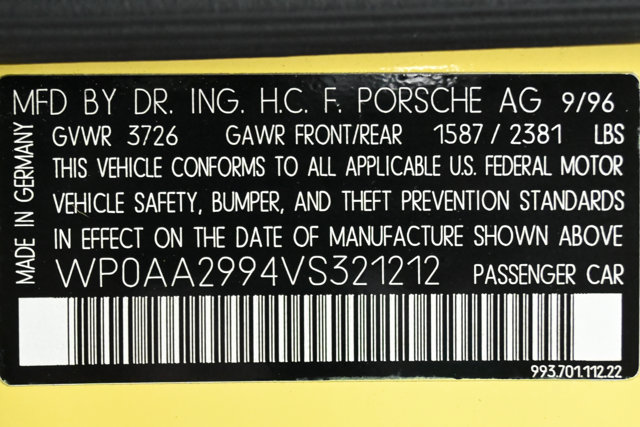 Used 1997 Porsche 911 Carrera RWD image 87