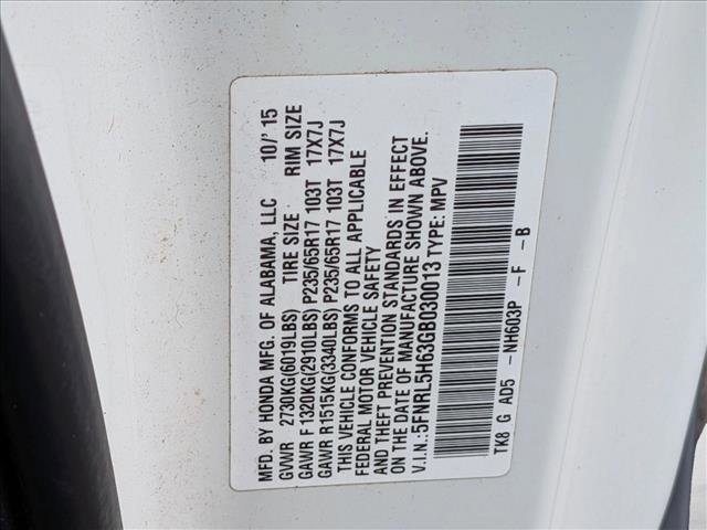 Used 2016 Honda Odyssey EX-L image 15