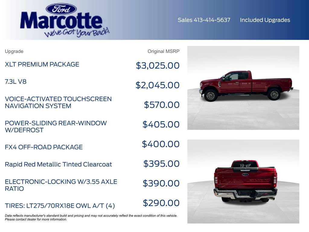 Used 2020 Ford F250 XLT w/ XLT Premium Package AWD/4WD image 4