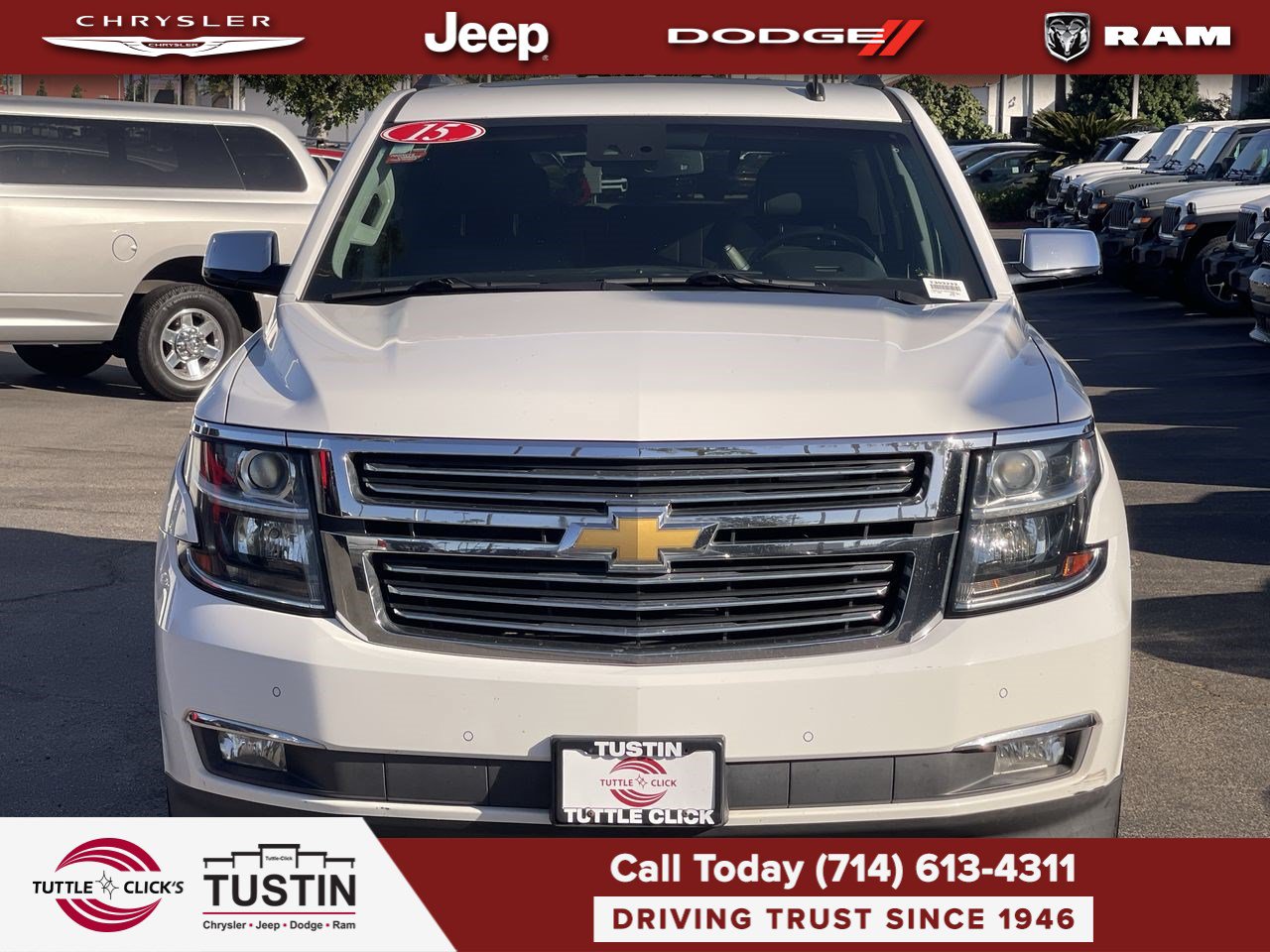 Used 2015 Chevrolet Tahoe LTZ w/ Max Trailering Package RWD image 2