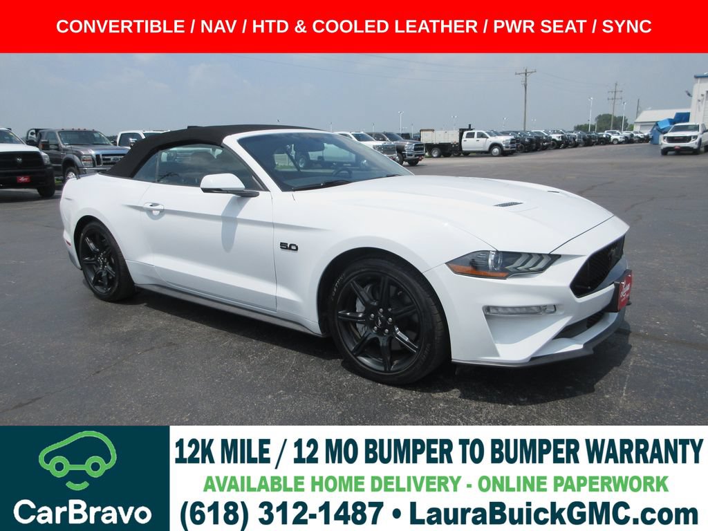 Used 2019 Ford Mustang GT Premium w/ Black Accent Package RWD image 1